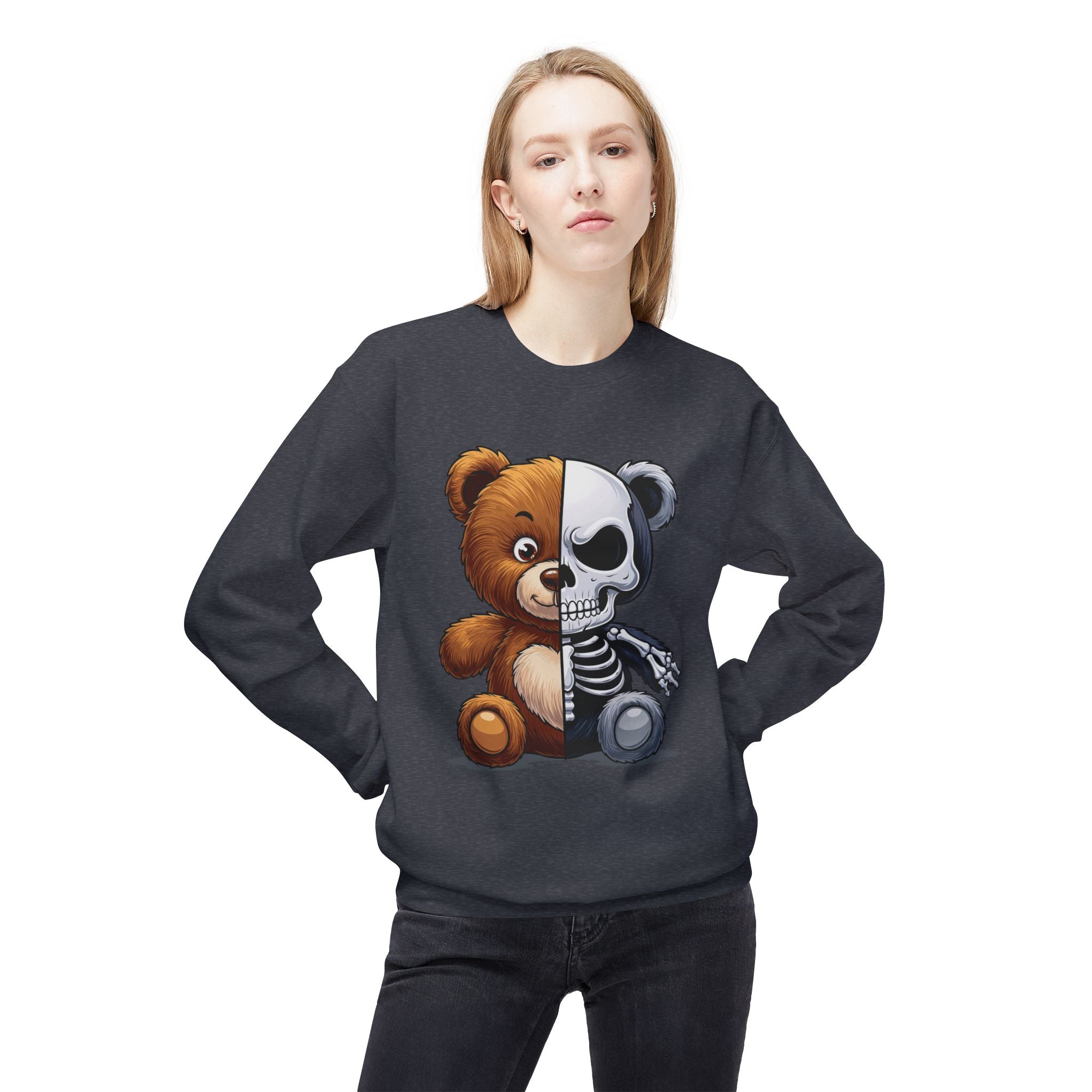 Sweatshirt Teddybär Skuril Fun Pullover in diversen Farben