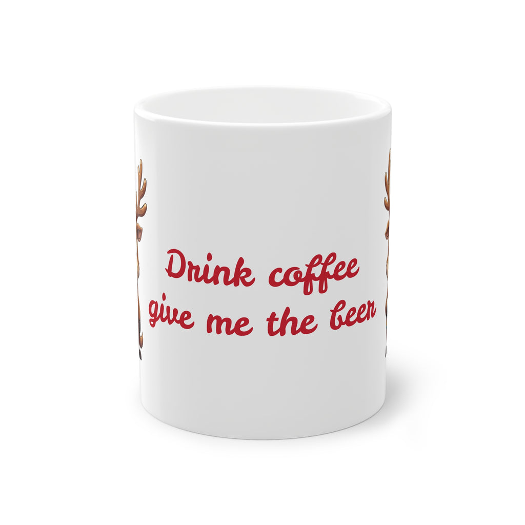 Tasse, lustiges Rentier