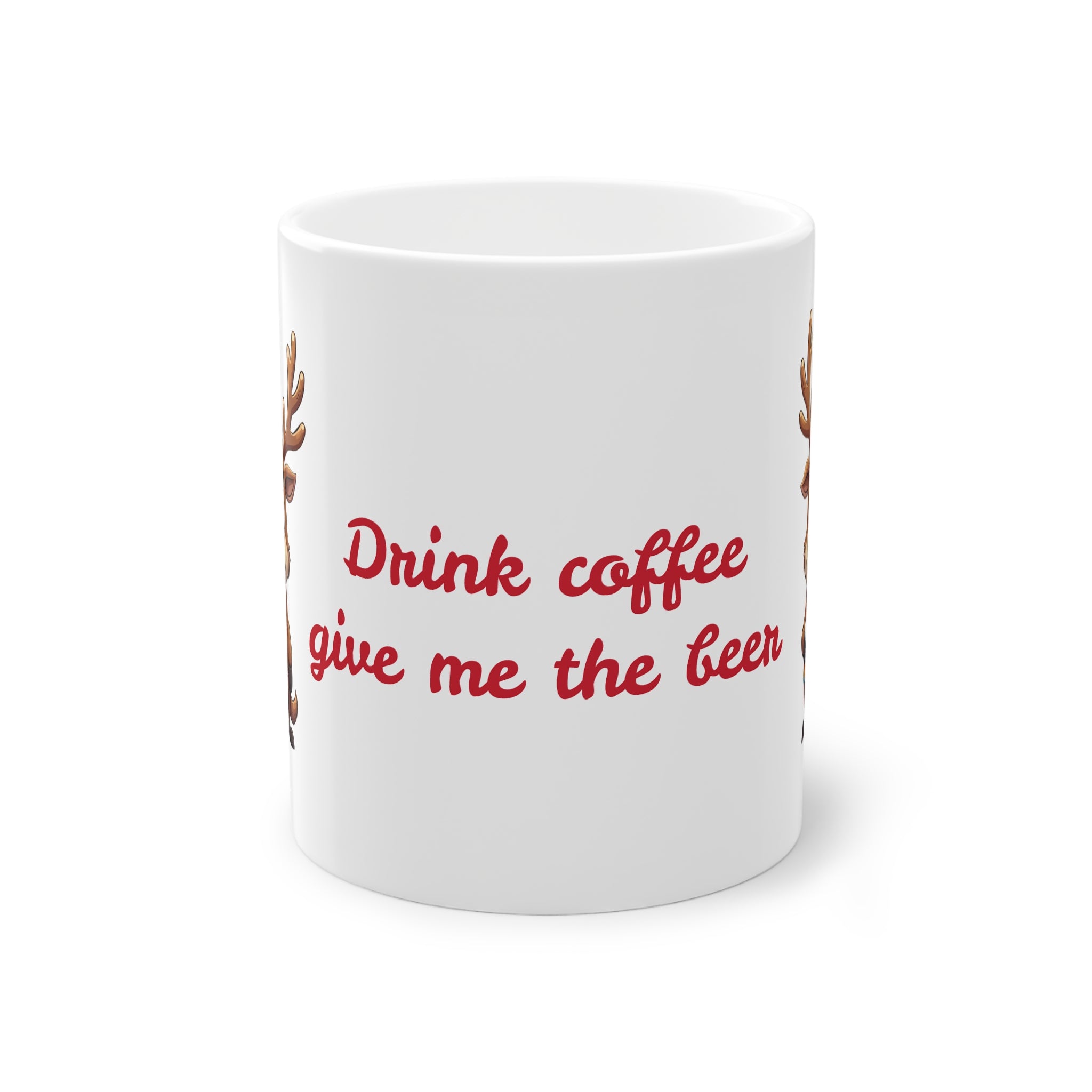 Tasse, lustiges Rentier