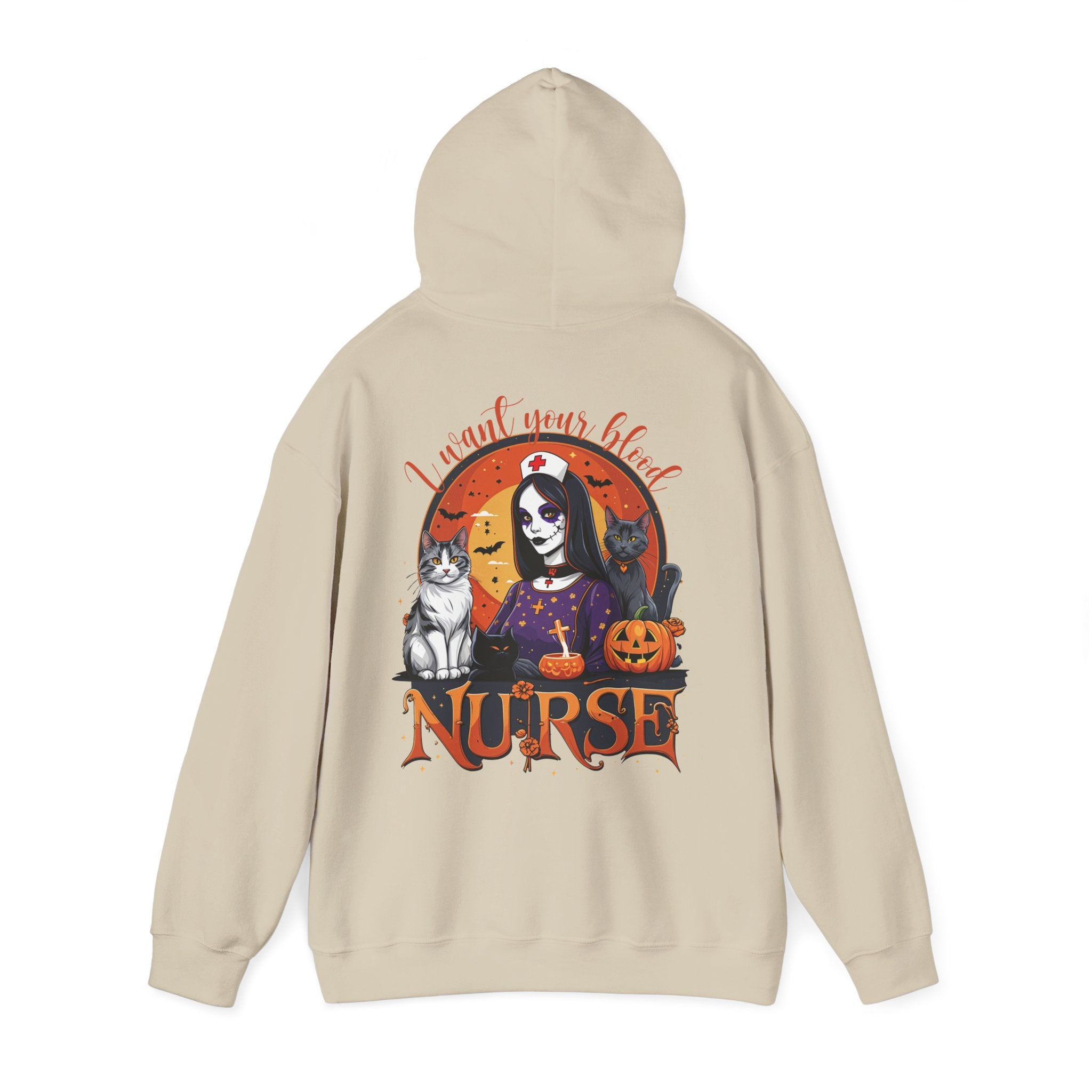 Halloween Hoodie – „I Want Your Blood“