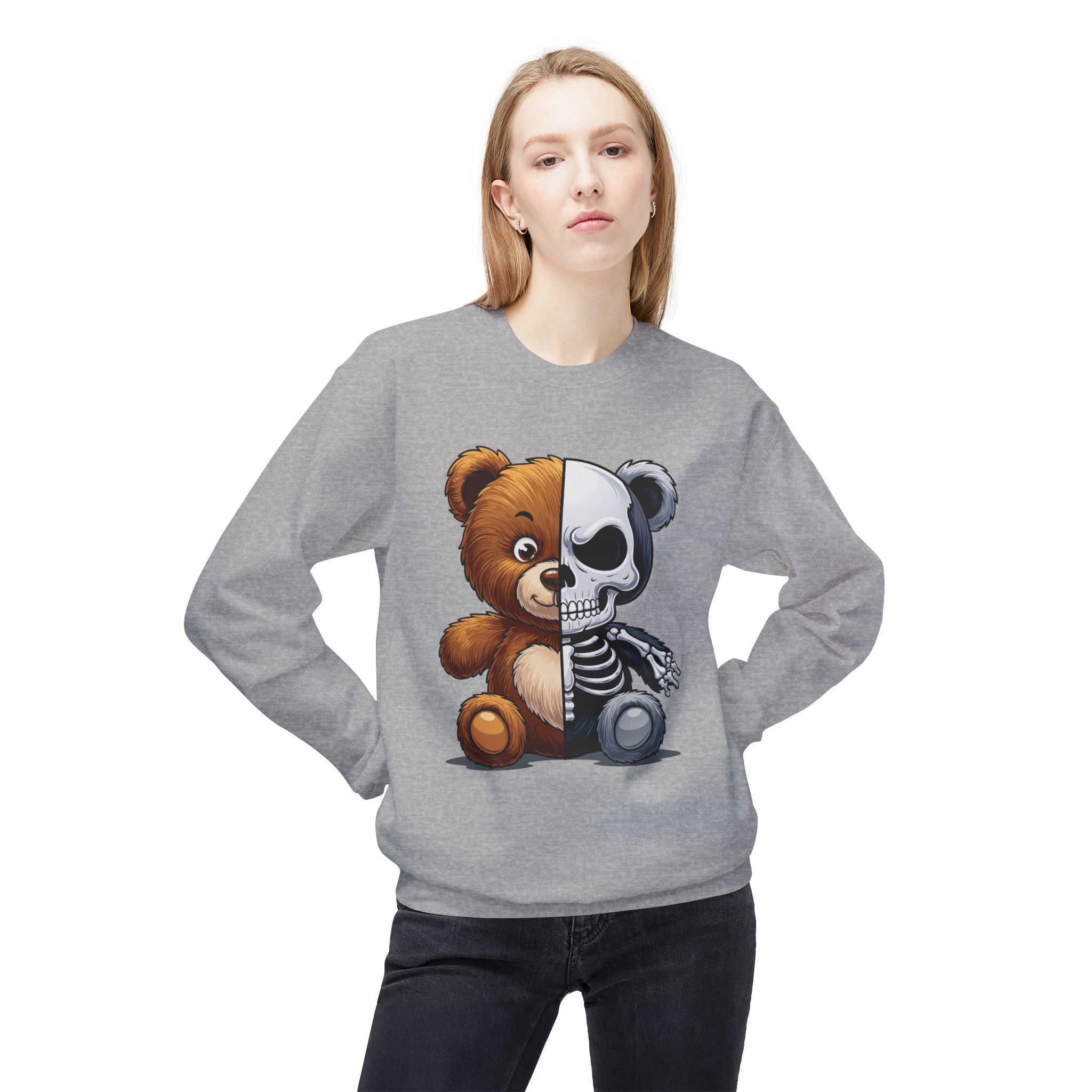 Sweatshirt Teddybär Skuril Fun Pullover in diversen Farben