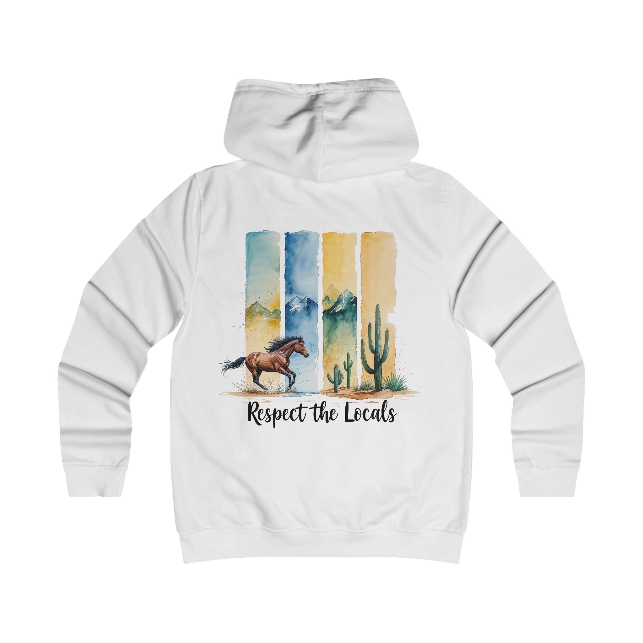 Save the Nature Hoodie – Aquarell Pferd