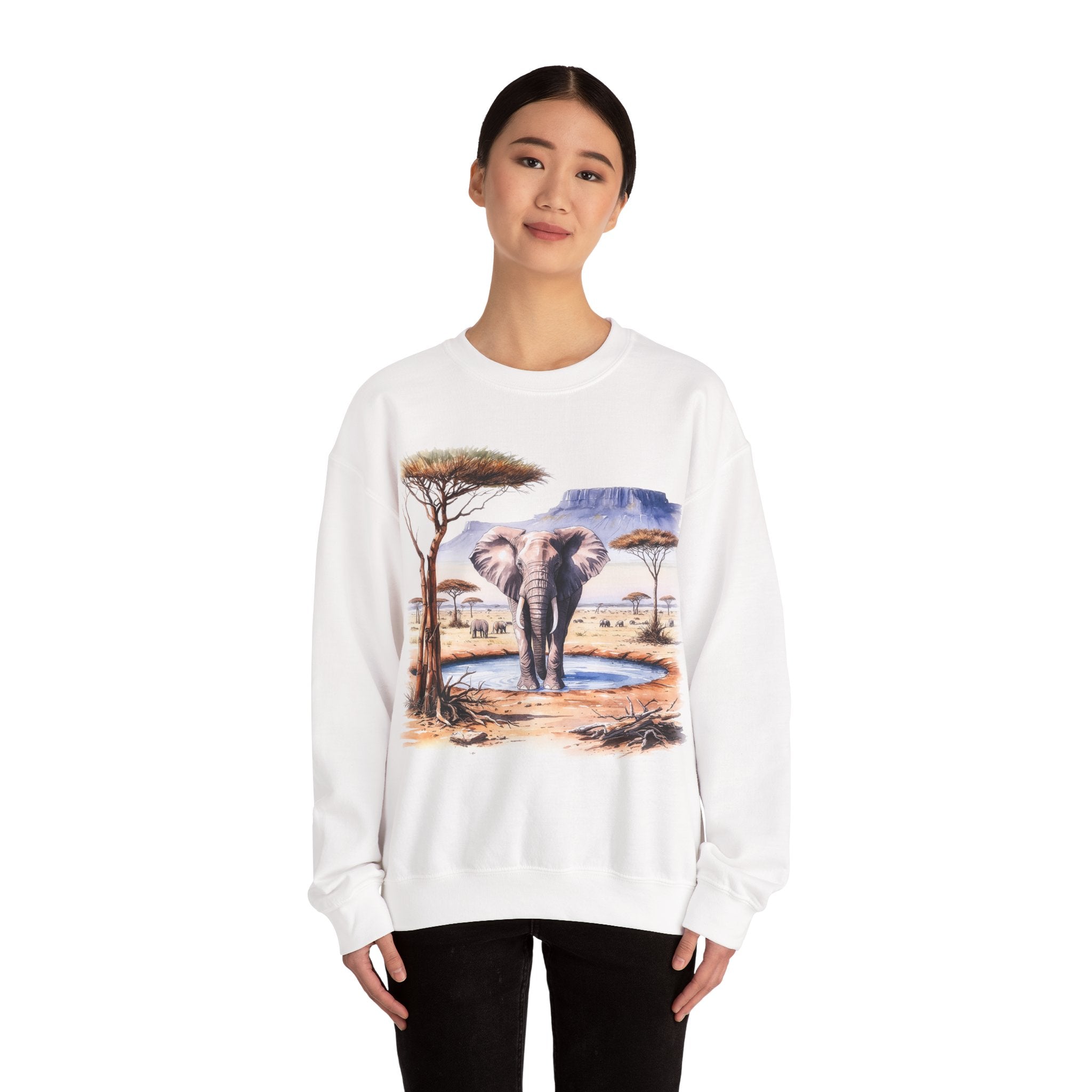 Sweatshirt Weiß Savanne