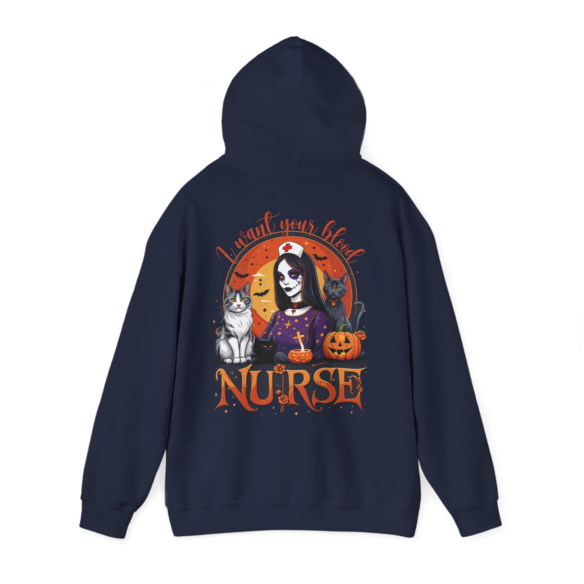 Halloween Hoodie – „I Want Your Blood“