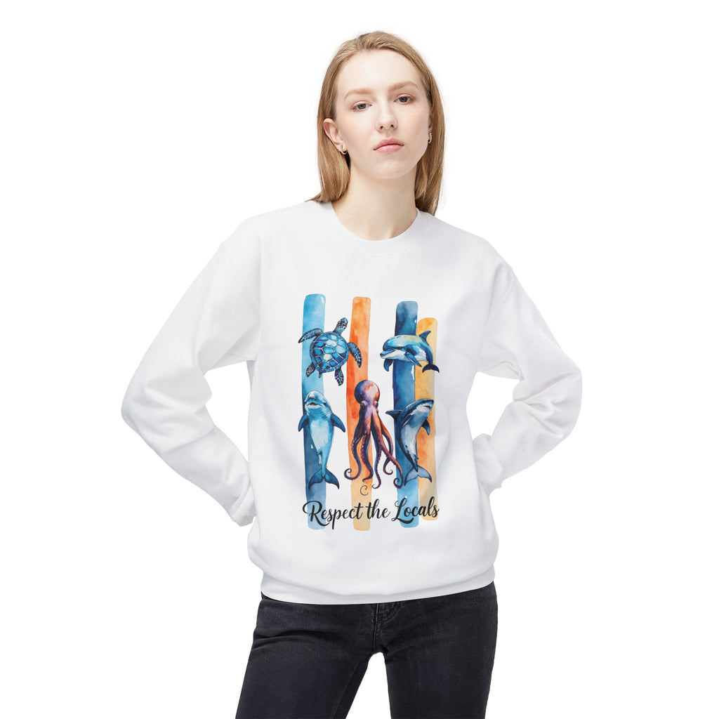 Respect the Locals Sweatshirt  Delfin