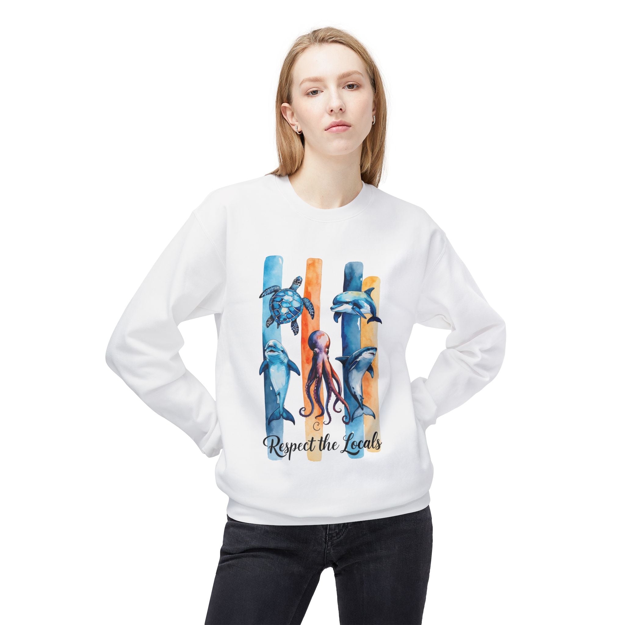 Respect the Locals Sweatshirt  Delfin