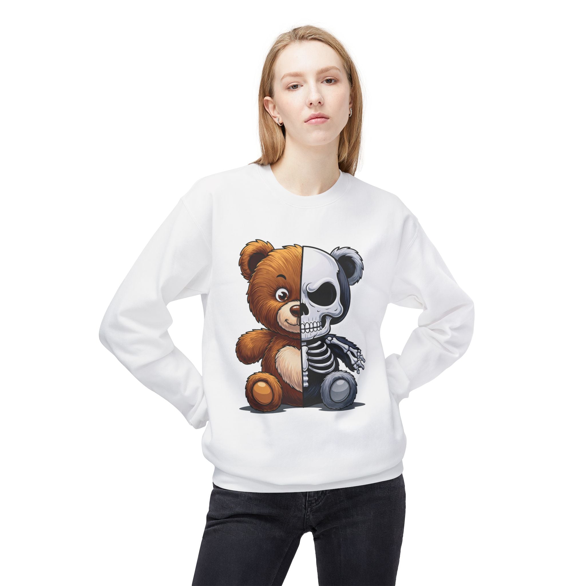 Sweatshirt Teddybär Skuril Fun Pullover in diversen Farben