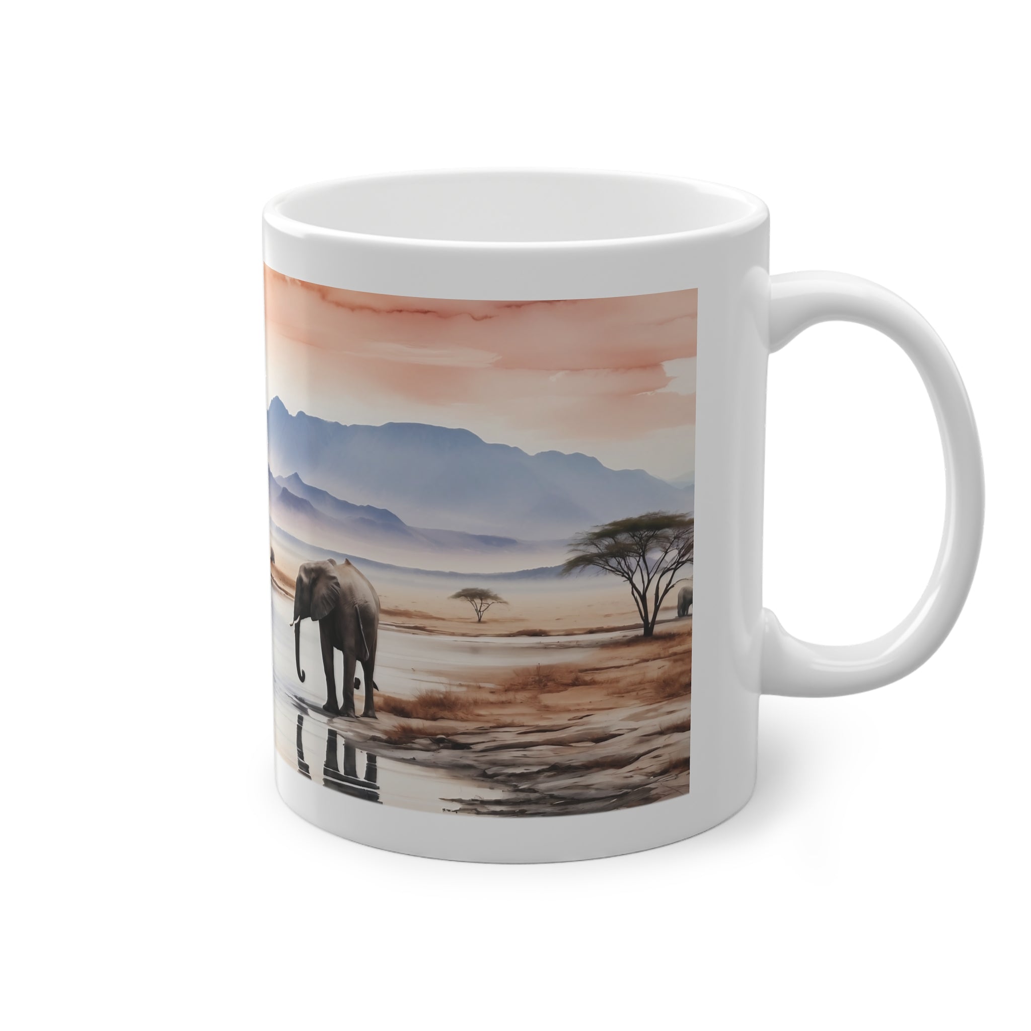 Tasse / Becher Elefant Savanne