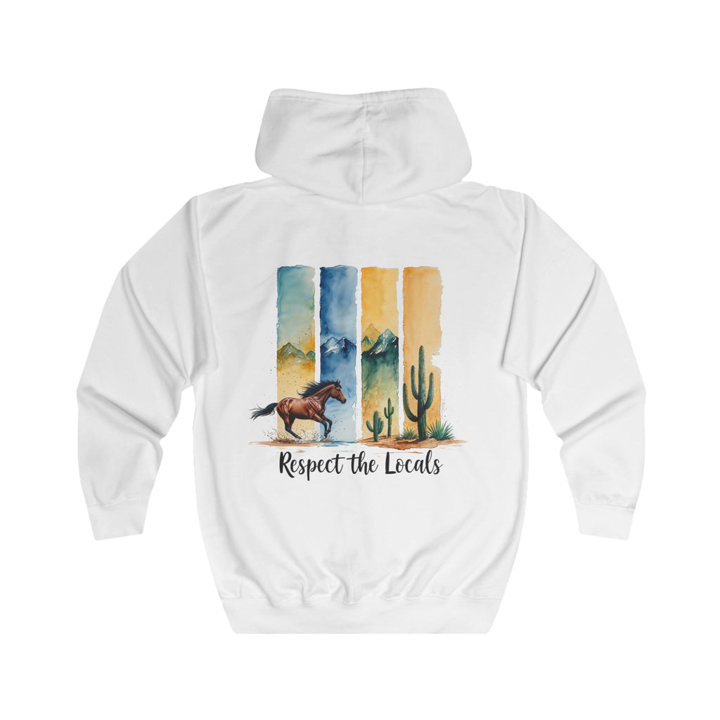Save the Nature Zip Hoodie – Aquarell Pinguin
