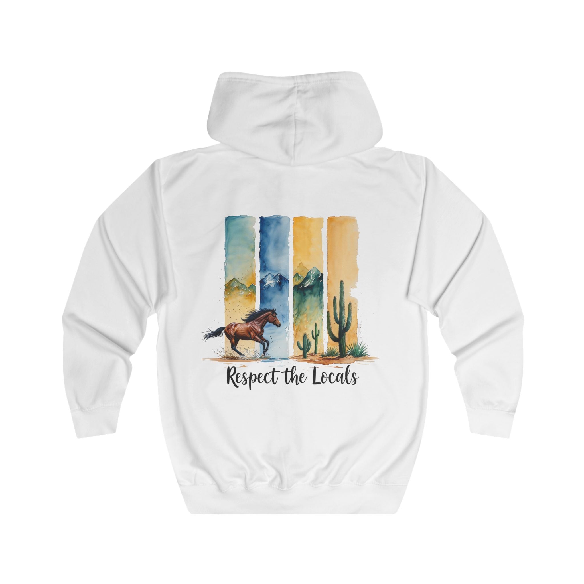 Save the Nature Zip Hoodie – Aquarell Pinguin