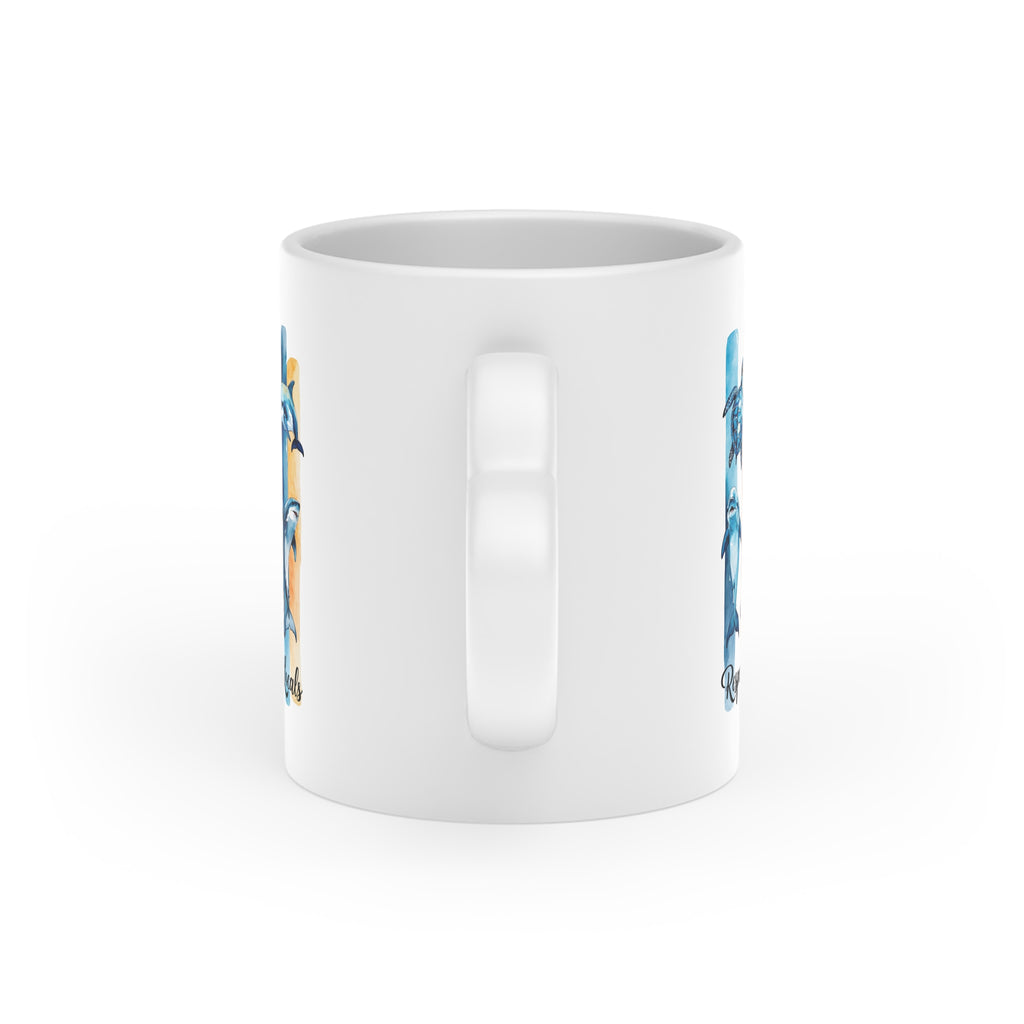 Respect the Locals Tasse – Aquarell Meerestiere