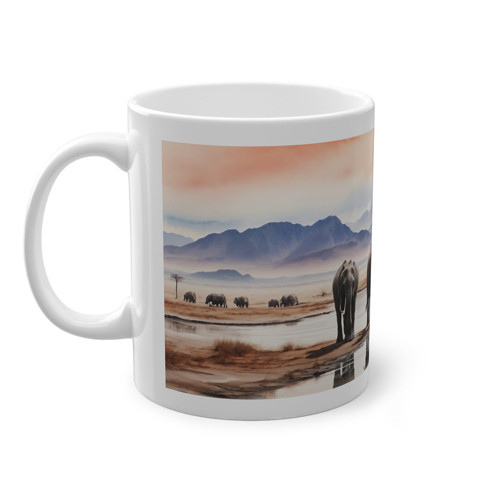 Tasse / Becher Elefant Savanne