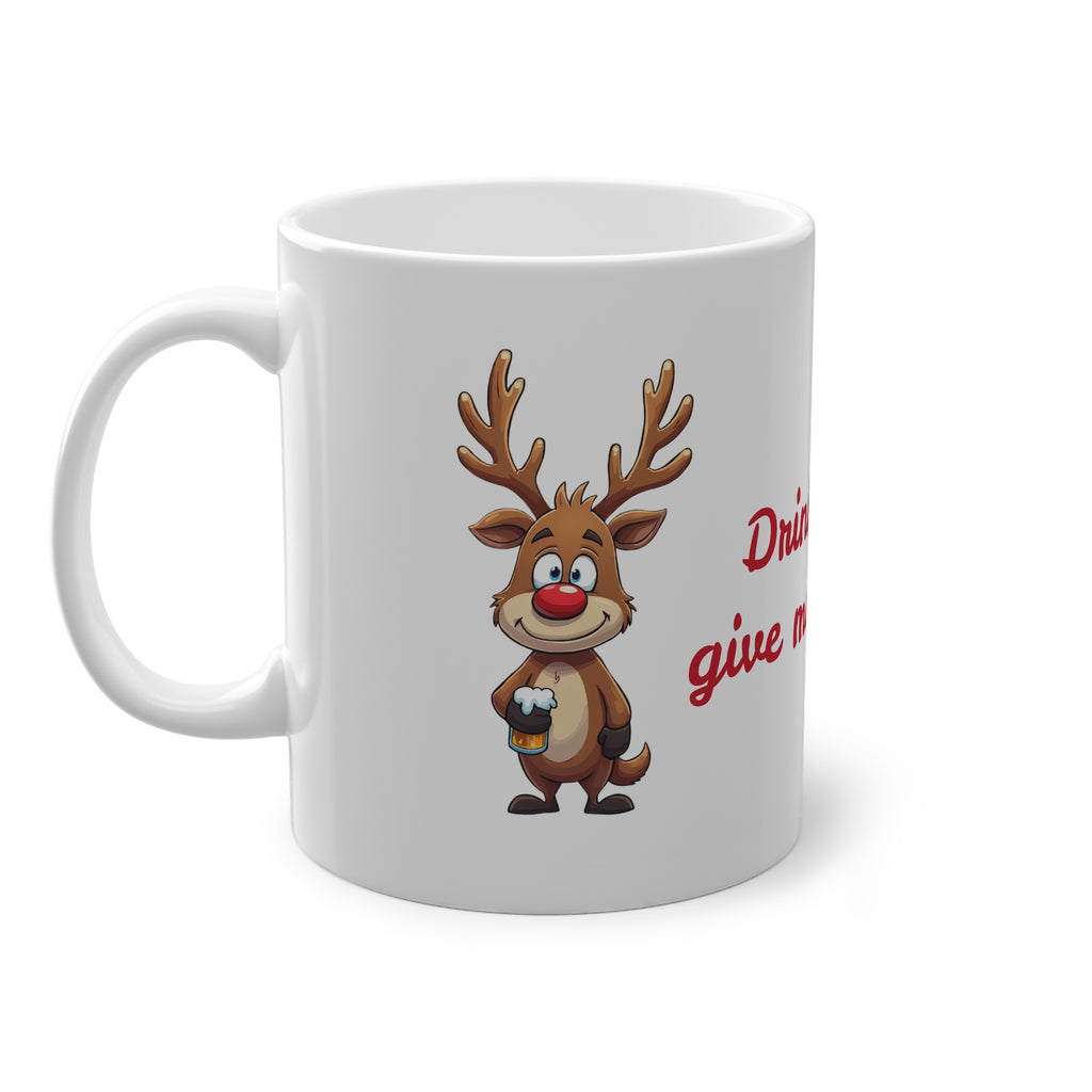 Tasse, lustiges Rentier