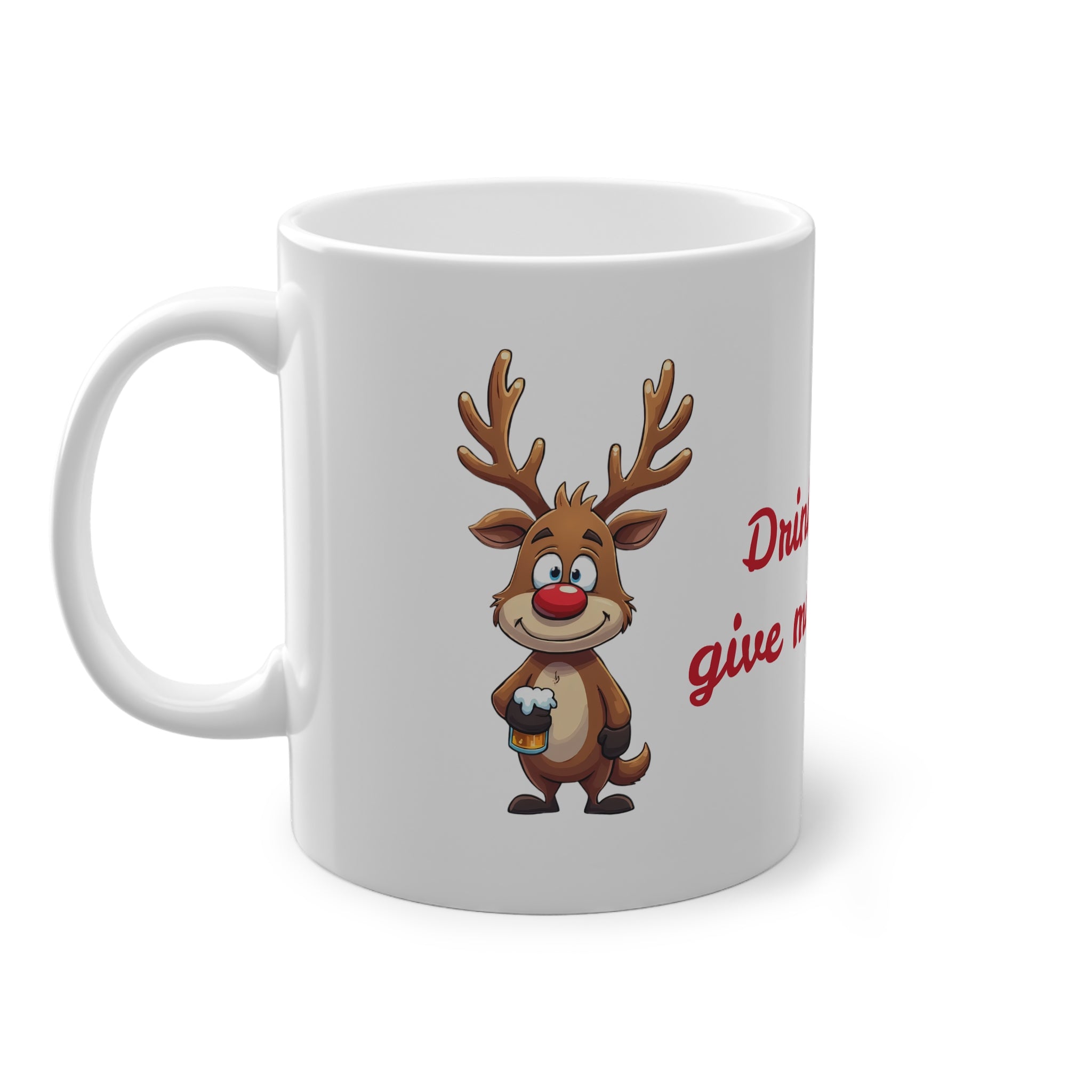 Tasse, lustiges Rentier