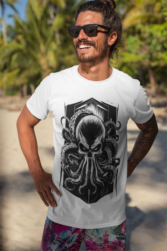 T-Shirt Totenkopf/Kracke