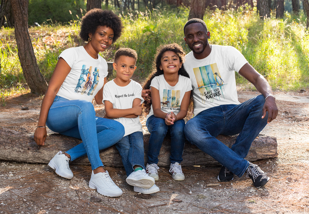 Respect the Locals T-Shirt – Aquarell Delfin